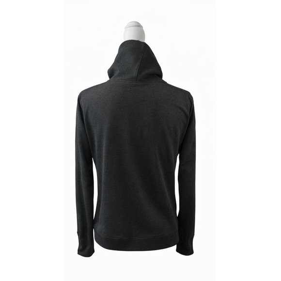 Under Armour Women's Featherweight Fleece Funnel Neck Sweatshirt Charcoal Gray S - Picture 5 of 7